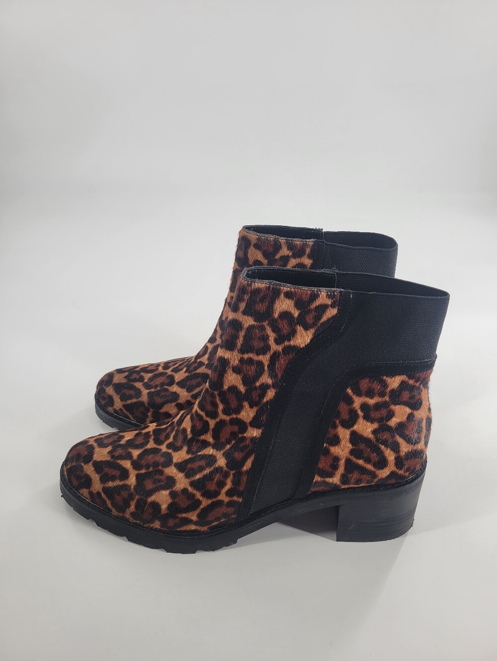 Crown Vintage Maiyi Leopard Print Chelsea Boot Size 9 New